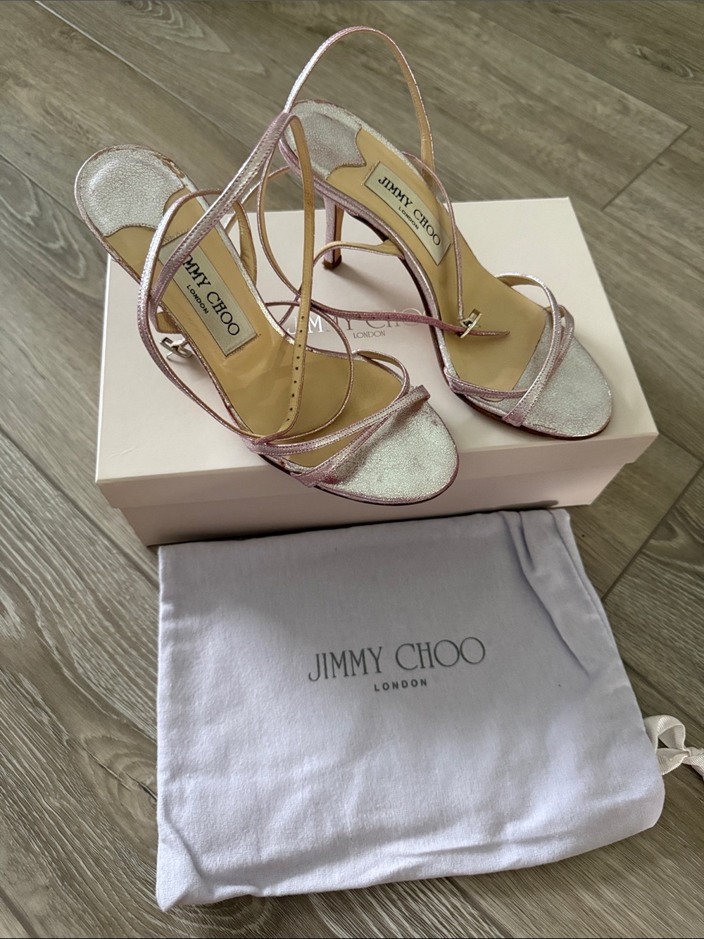Jimmy Choo 052 Kelissa in Lilac Karung - Picture 3 of 7